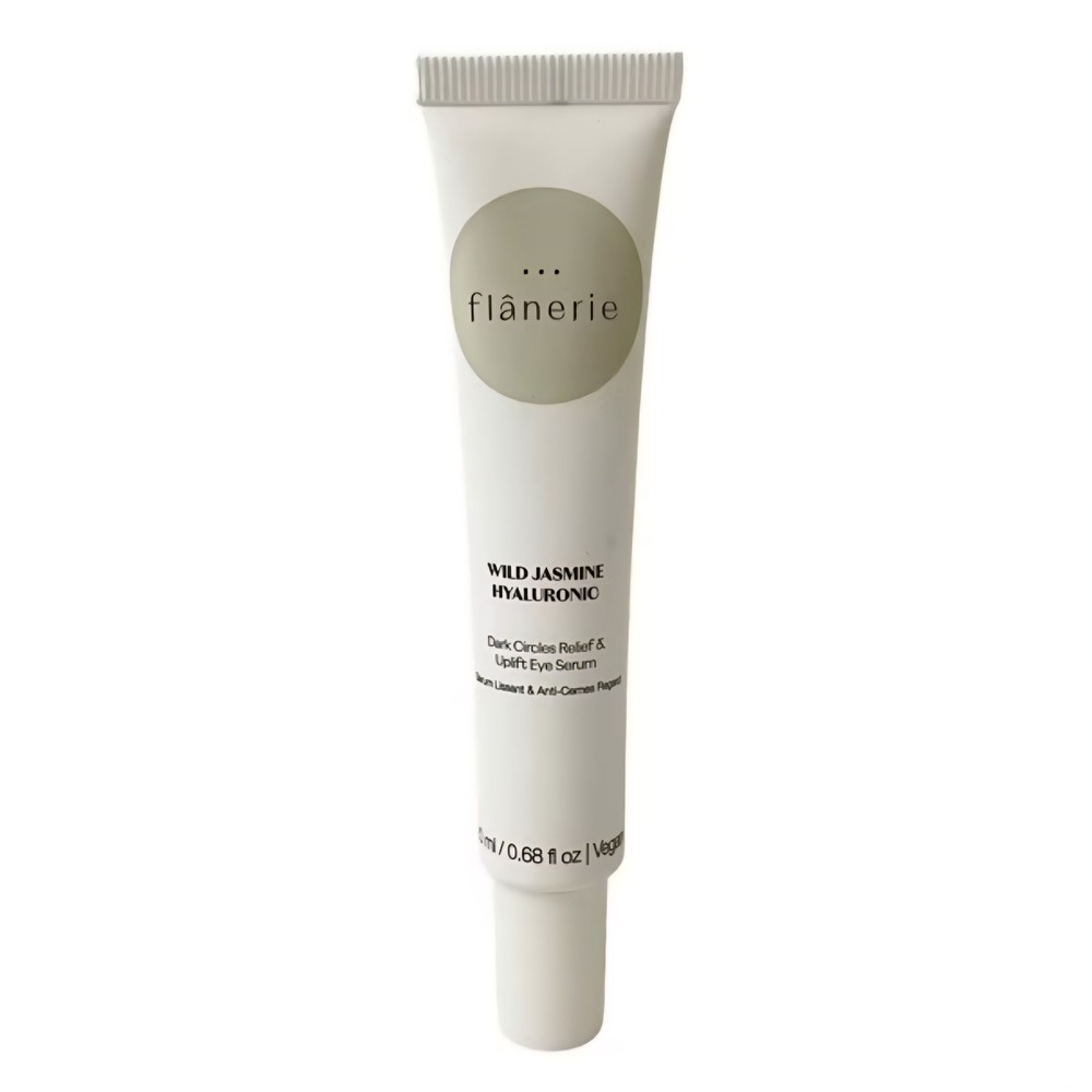 FLANERIE Eye Serum 0.68 Fl Oz Wild Jasmine Hyaluronic Dark Circles Relief Uplift